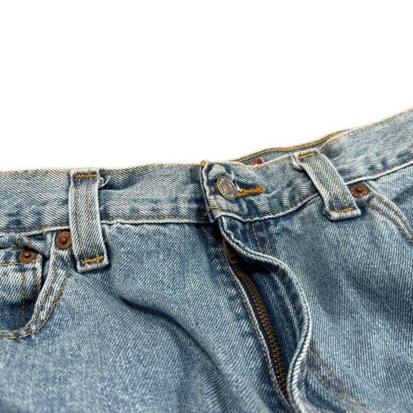 LEVIS 505 Regular Fit Jeans 34x36 Light Blue Y2K - Picture 8 of 14